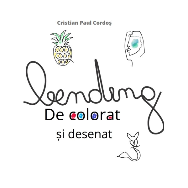 Bending de colorat şi desenat